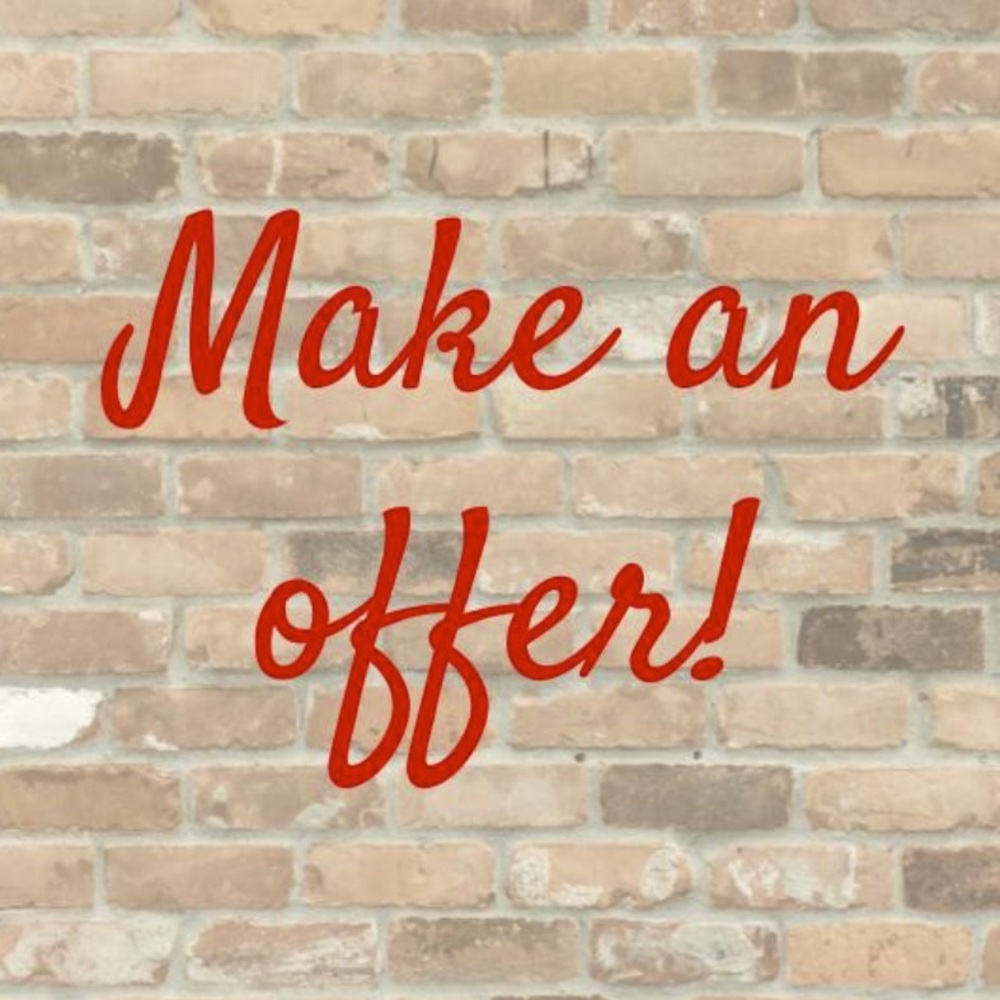 Reasonable offers considered 😊